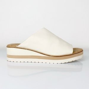 Vince Women’s Sarria Leather Platform Wedge Sandal